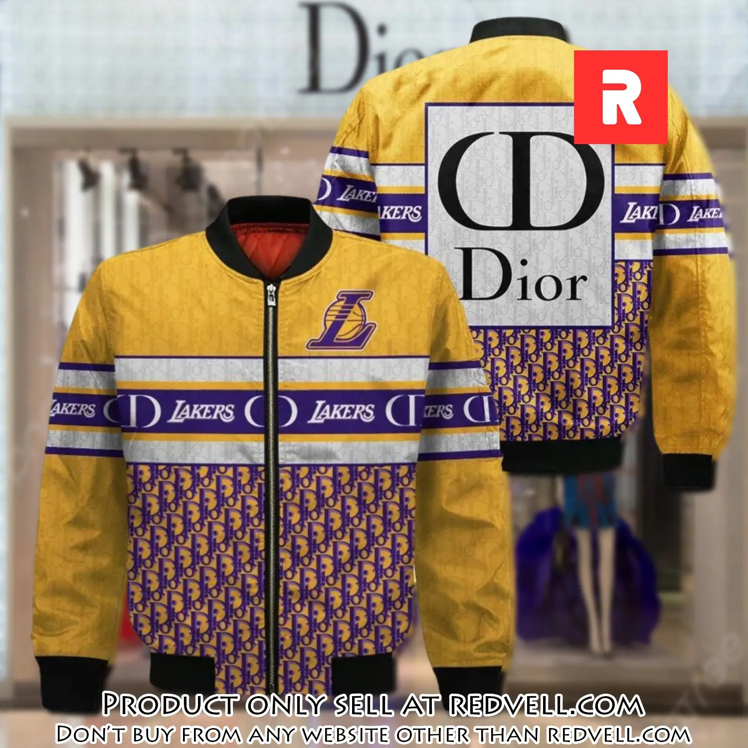 Dior nba lakers jacket luxury clothing clothes outfit for men rv3948608